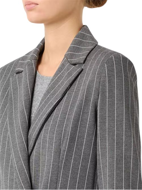 Blazer in jersey gessato drink EMME MARELLA | 2525916062001
