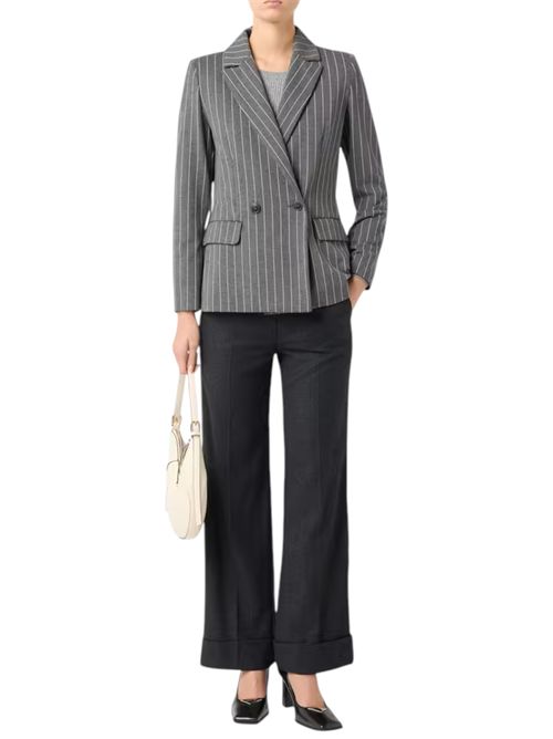 Blazer in jersey gessato drink EMME MARELLA | 2525916062001