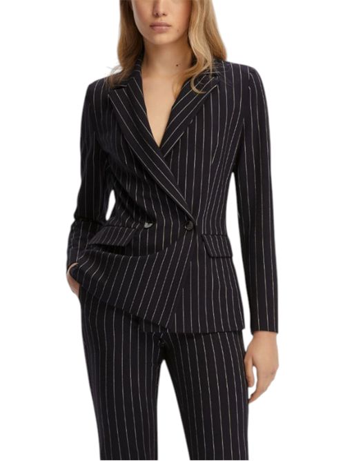 Blazer in jersey gessato drink EMME MARELLA | 2525916062002