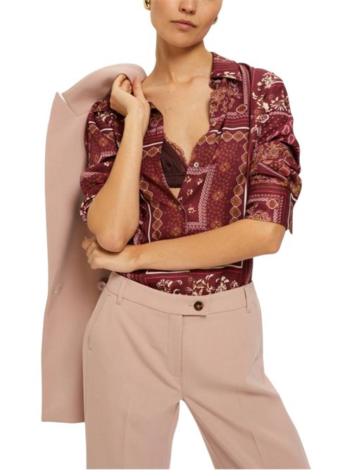 Camicia in twill di viscosa stampata brunico EMME MARELLA | 2525116034003