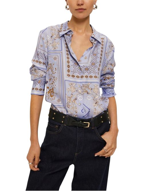 Camicia in twill di viscosa stampata brunico EMME MARELLA | 2525116034004