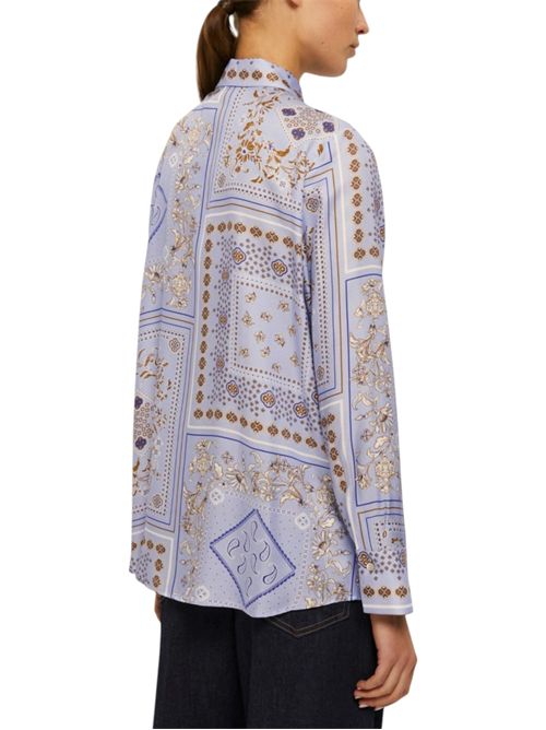 Camicia in twill di viscosa stampata brunico EMME MARELLA | 2525116034004