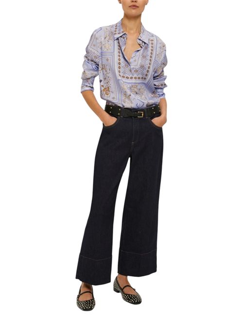 Camicia in twill di viscosa stampata brunico EMME MARELLA | 2525116034004