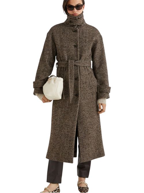 Cappotto dritto in resca di misto lana amalia1 MARELLA | 2523016024002