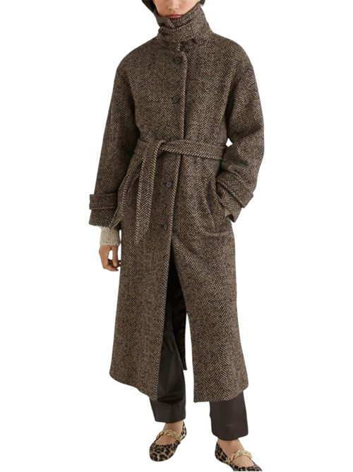 Cappotto dritto in resca di misto lana amalia1 MARELLA | 2523016024002