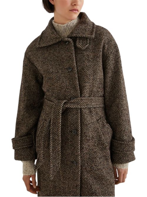Cappotto dritto in resca di misto lana amalia1 MARELLA | 2523016024002