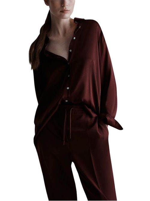 Camicia in raso di misto seta bunny MARELLA | 2523116015003