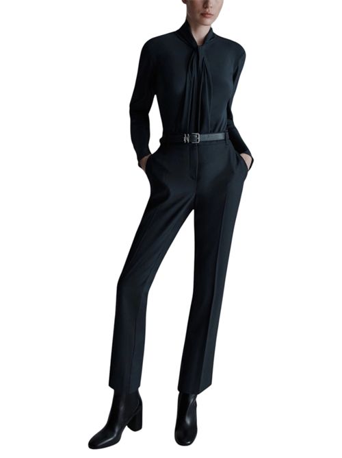 Pantalone slim in gabardina matrice MARELLA | 2523136105004