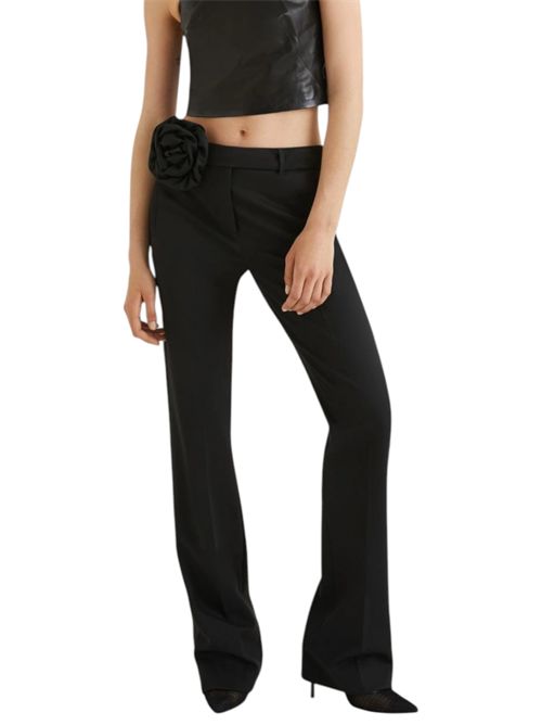 Pantalone flare con cintura a fiore fosca MARELLA | 2523136242005