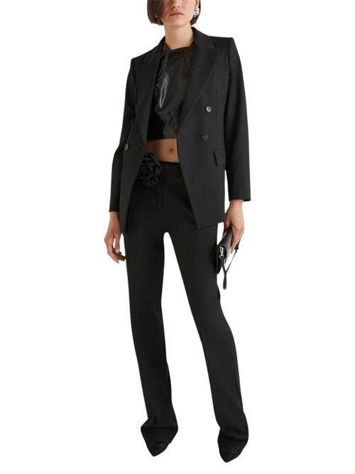 Pantalone flare con cintura a fiore fosca MARELLA | 2523136242005