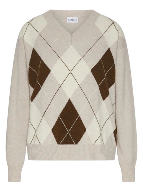 Maglia con intarsi in misto cashmere moira MARELLA | 2523366322006