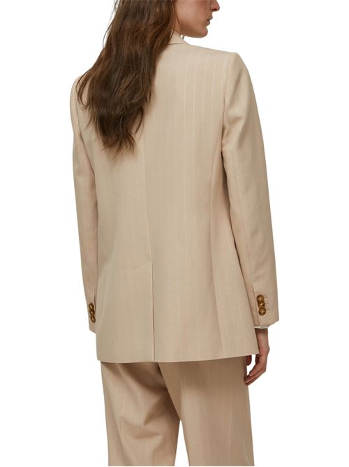 Blazer in gabardine gessato lamé bimba PENNYBLACK | 25210460171