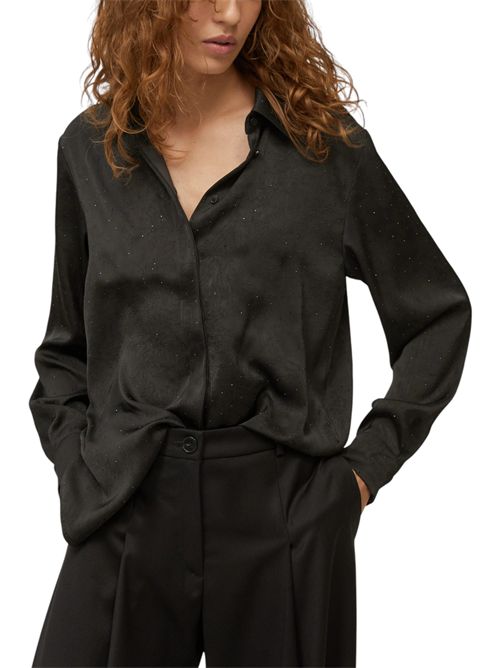 Camicia in raso con micro-borchie alano PENNYBLACK | 25211160182