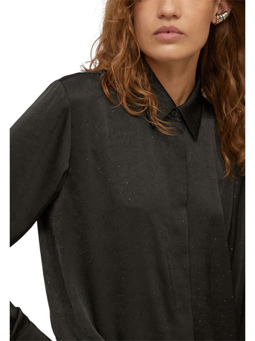 Camicia in raso con micro-borchie alano PENNYBLACK | 25211160182