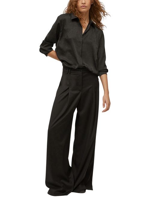 Camicia in raso con micro-borchie alano PENNYBLACK | 25211160182