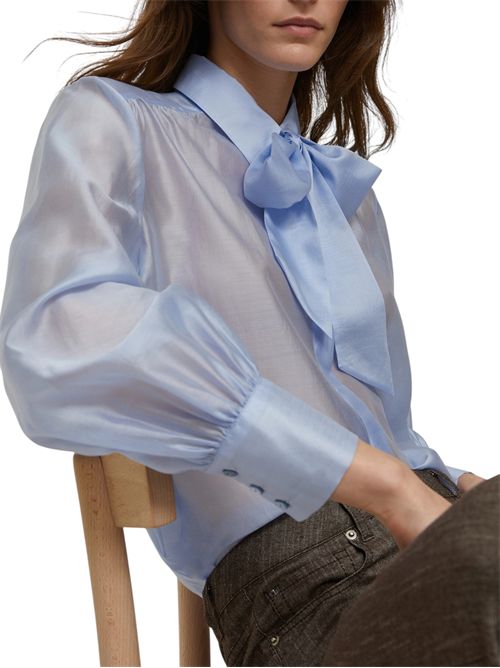 Camicia in organza con fiocco rosi PENNYBLACK | 25211160272