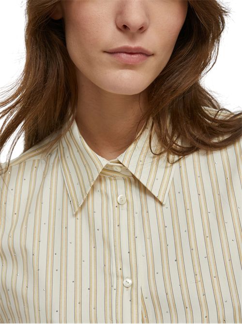 Camicia con micro-borchie salvia PENNYBLACK | 25211160371