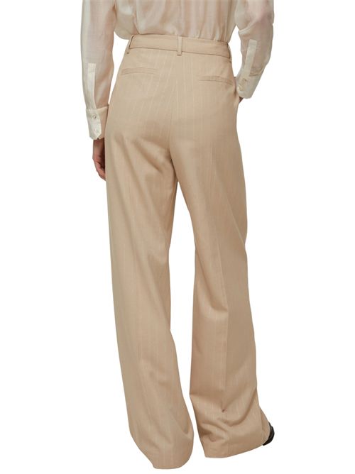 Pantaloni in gabardine gessato lamé ungaro PENNYBLACK | 25211360171