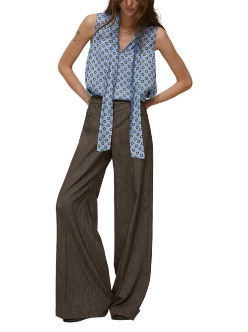 Pantaloni ampi a effetto denim bartolo PENNYBLACK | 25211360371