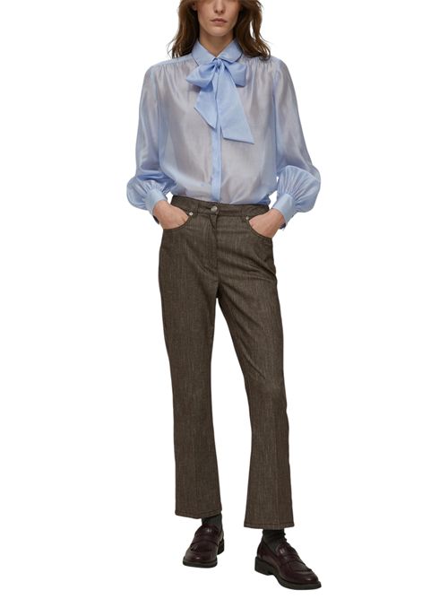 Pantaloni flare a effetto denim spluga PENNYBLACK | 25211360471