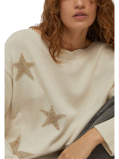 Maglia con stelle in lamé albi PENNYBLACK | 25213660181