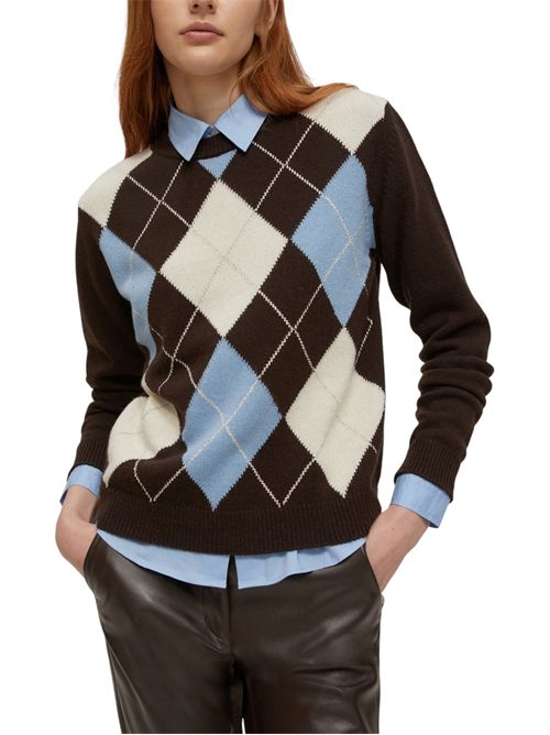 Maglia a rombi con lurex lazio PENNYBLACK | 25223660122