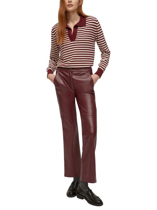 Pantaloni flare in jersey spalmato atropos PENNYBLACK | 25227860221