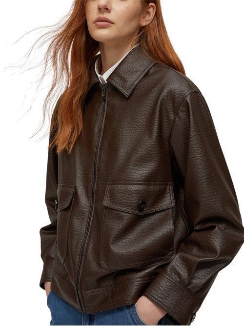 Giacca aviator con finish spalmato kabir PENNYBLACK | 25229160121