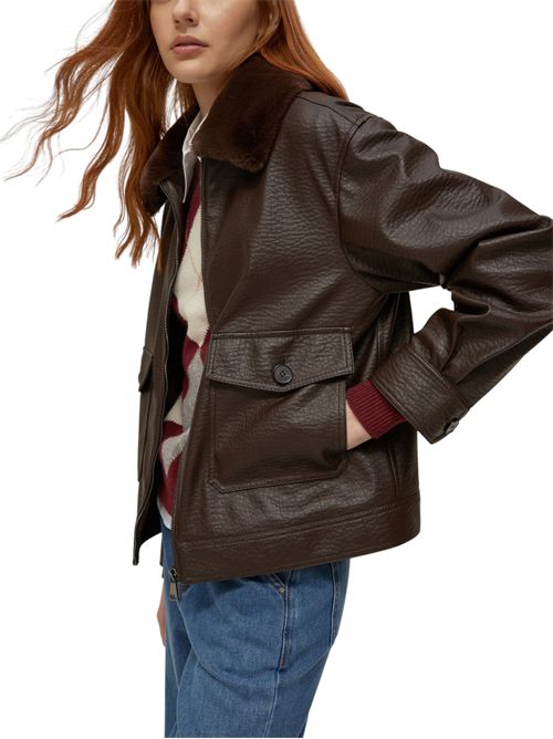 Giacca aviator con finish spalmato kabir PENNYBLACK | 25229160121