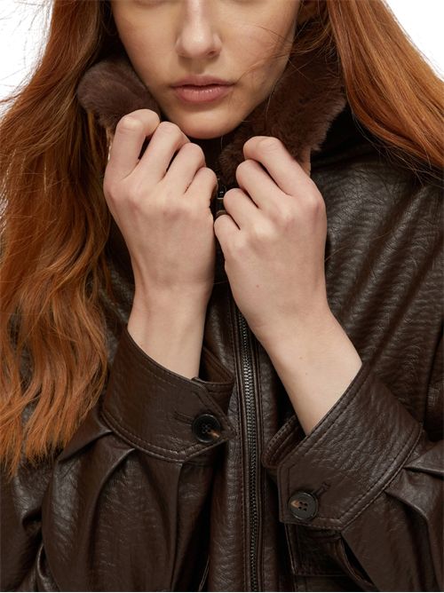 Giacca aviator con finish spalmato kabir PENNYBLACK | 25229160121