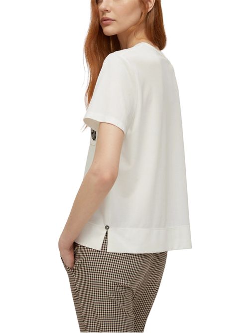 T-shirt con stemma ricamato papa PENNYBLACK | 25229760121