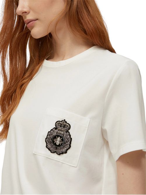 T-shirt con stemma ricamato papa PENNYBLACK | 25229760121