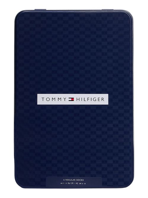 Confezione regalo 6 pack calzini BLACK TOMMY HILFIGER | 701235373BLACK