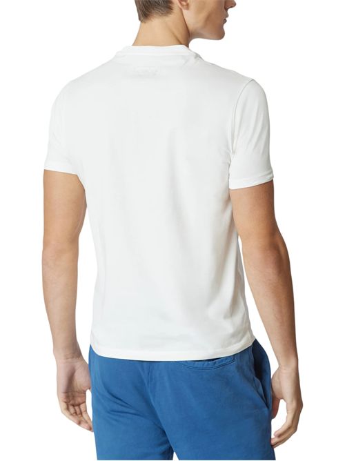 T-shirt in cotone jersey stretch con logo U.S. POLO ASSN | US42154003101