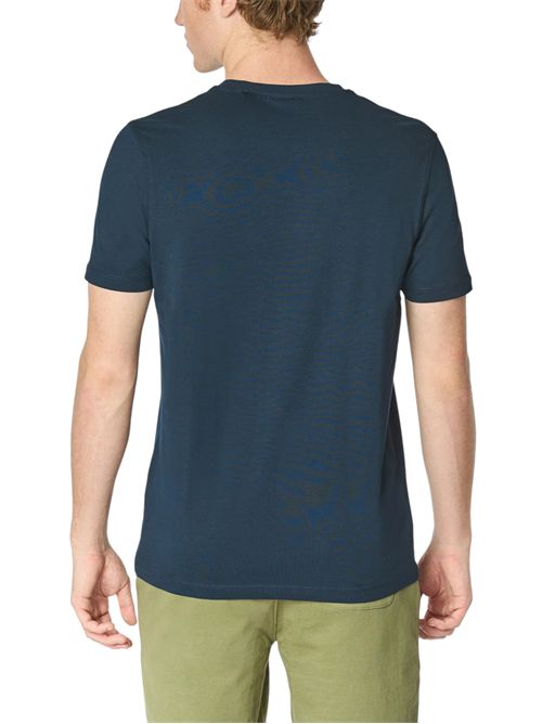T-shirt in cotone jersey stretch con logo U.S. POLO ASSN | US42154003179
