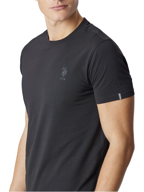 T-shirt in cotone jersey stretch con logo U.S. POLO ASSN | US42154003199