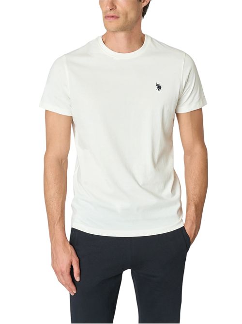 T-shirt a maniche corte heavy jersey con logo U.S. POLO ASSN | US42154005101