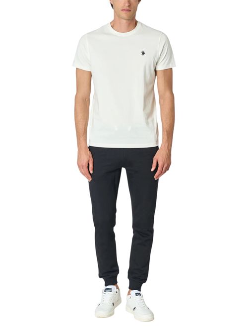 T-shirt a maniche corte heavy jersey con logo U.S. POLO ASSN | US42154005101