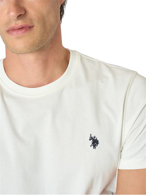 T-shirt a maniche corte heavy jersey con logo U.S. POLO ASSN | US42154005101