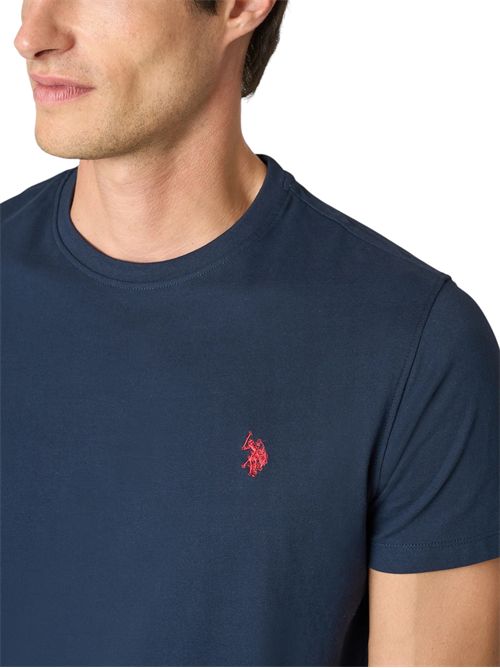 T-shirt a maniche corte heavy jersey con logo U.S. POLO ASSN | US42154005179