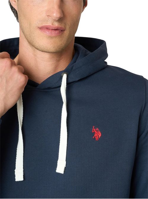Felpa in cotone con cappuccio U.S. POLO ASSN | US42162006179