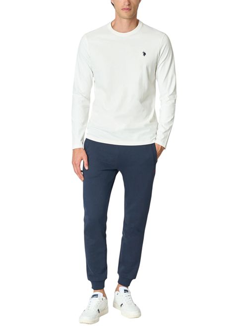 T-shirt a maniche lunghe in heavy jersey U.S. POLO ASSN | US42168001101