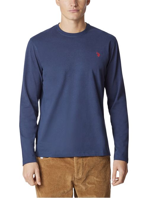 T-shirt a maniche lunghe in heavy jersey U.S. POLO ASSN | US42168001179