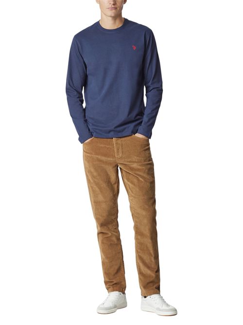 T-shirt a maniche lunghe in heavy jersey U.S. POLO ASSN | US42168001179
