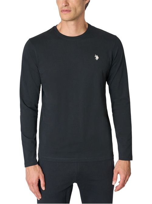 T-shirt a maniche lunghe in heavy jersey U.S. POLO ASSN | US42168001199