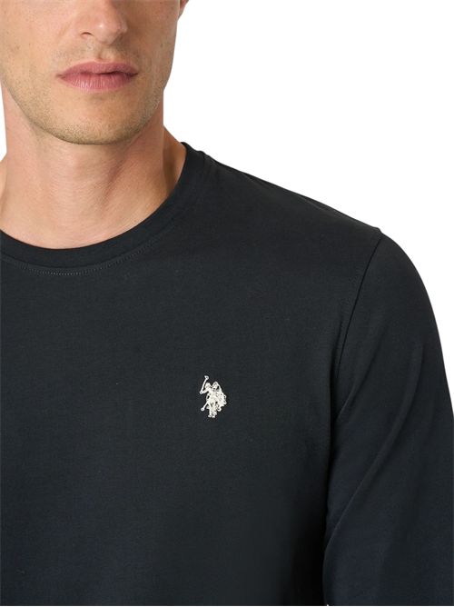 T-shirt a maniche lunghe in heavy jersey U.S. POLO ASSN | US42168001199