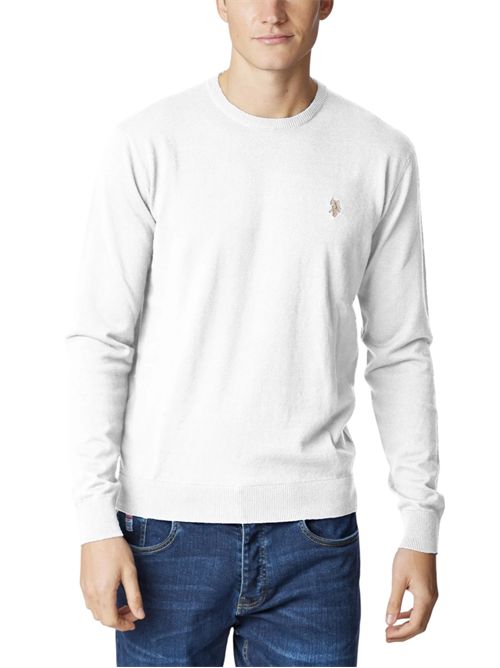 Maglia girocollo cotone e cashmere U.S. POLO ASSN | US42173001101
