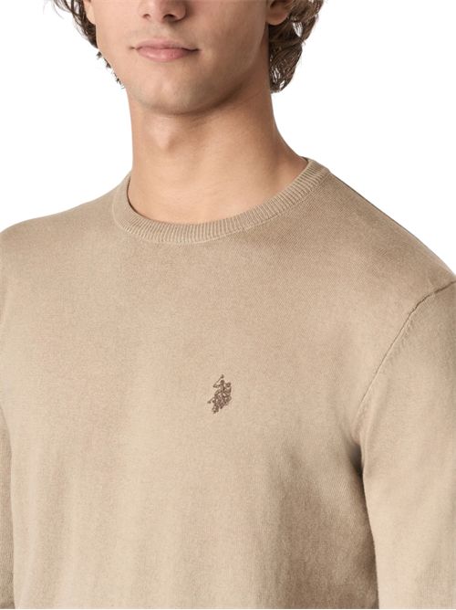 Maglia girocollo cotone e cashmere U.S. POLO ASSN | US42173001168