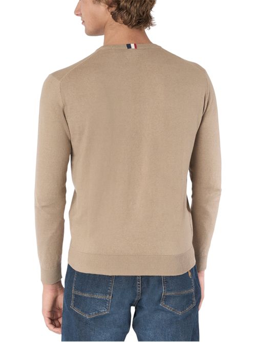 Maglia girocollo cotone e cashmere U.S. POLO ASSN | US42173001168