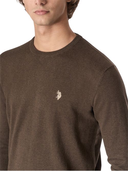 Maglia girocollo cotone e cashmere U.S. POLO ASSN | US42173001169